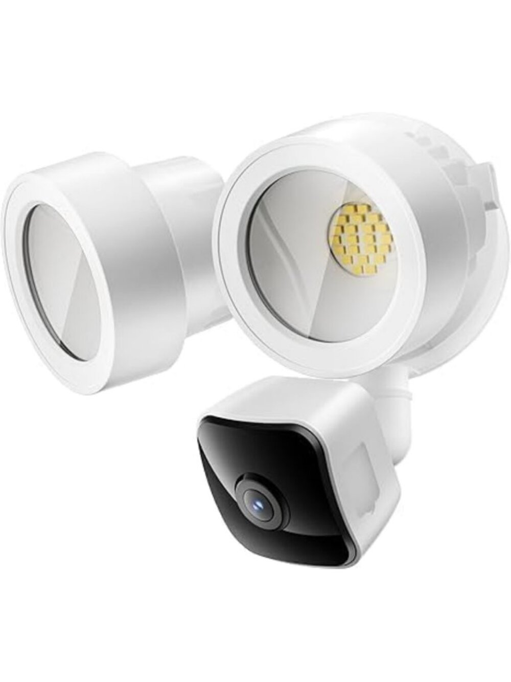 3K UHD Wired Floodlight Security Camera - Outdoor Motion Detection, Alexa